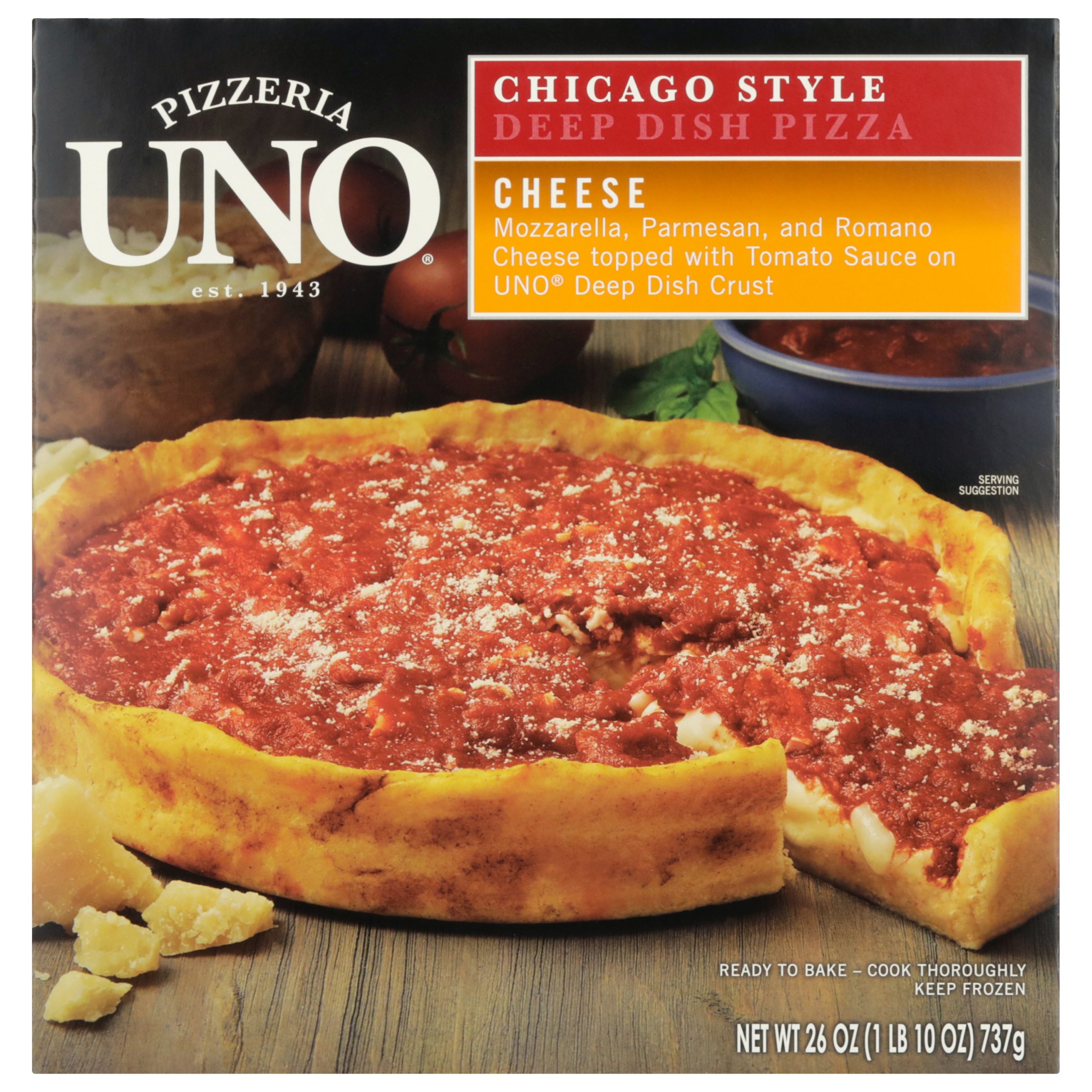 Pizza Unos Deep Pan Chicago Style Pizza