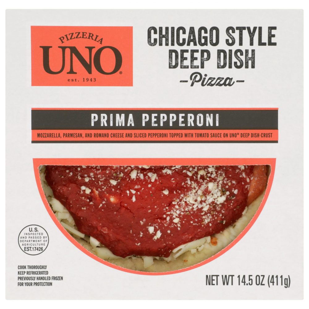 7 inch Chicago Style Deep Dish Pepperoni Pizza