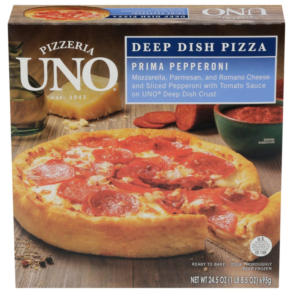 Uno 9″ Deep Dish Pepperoni Pizza Pizzeria Uno Foods
