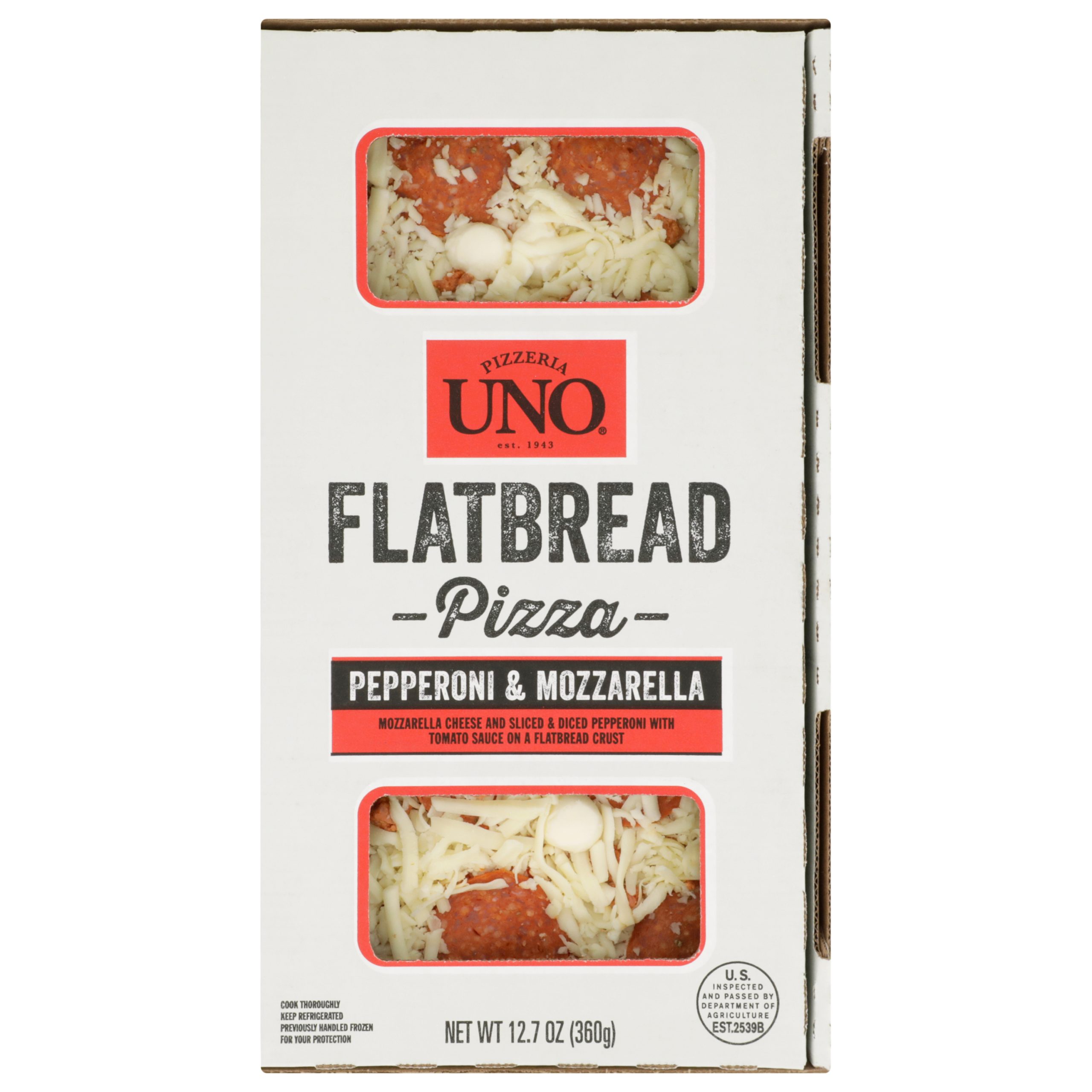 Uno Pepperoni and Mozzarella Deli Flatbread