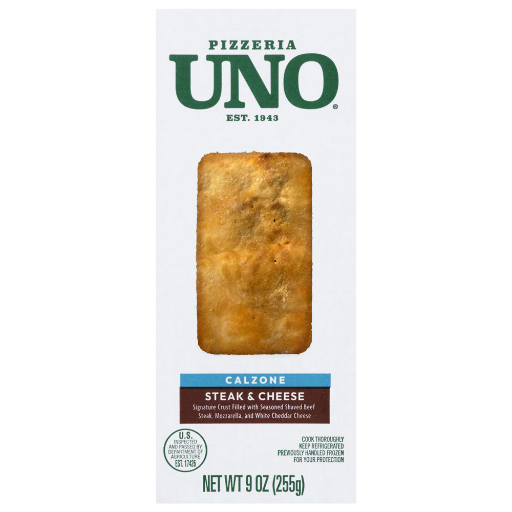Uno Steak Cheese Calzone