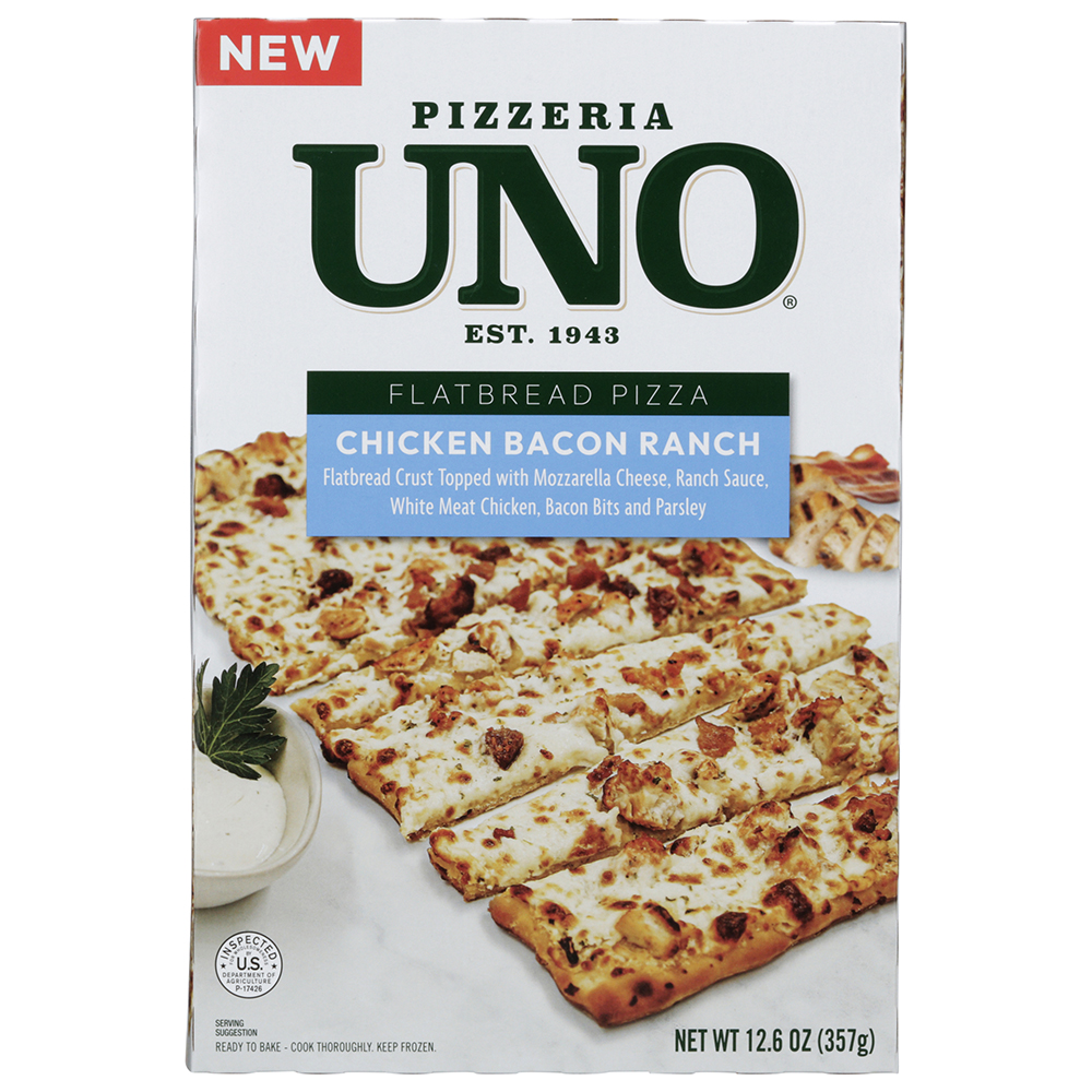 Uno Frozen Chicken Bacon Ranch Flatbread